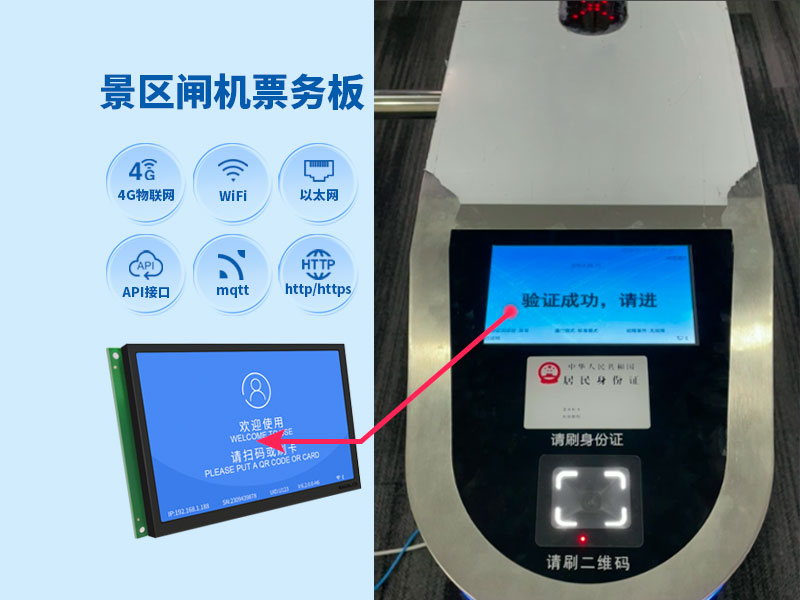 景区检票主板在闸机上的应用