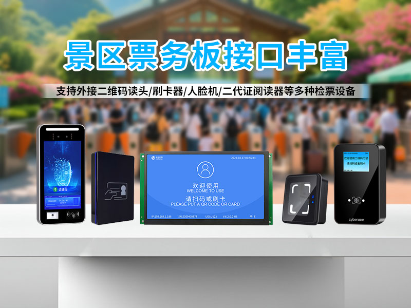 塞伯罗斯票务板接口丰富外接多种验票设备