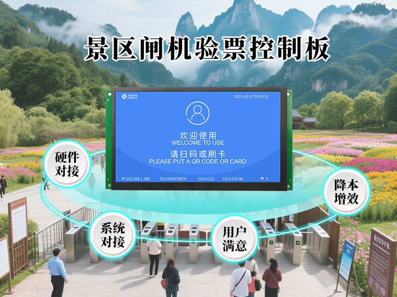 塞伯罗司闸机检票控制主板二次开发 对接第三方票务系统