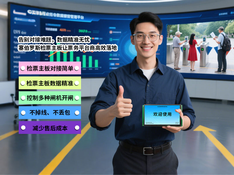 塞伯罗斯检票主板让票务平台商高效落地