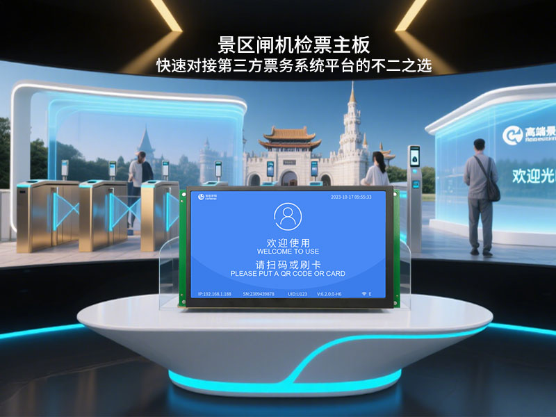 景区闸机检票主板快速对接第三方票务系统平台的不二之选​ ​