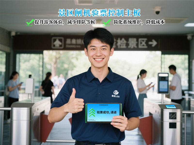 景区验票主板帮助景区票务系统平台商提供了更加高效、安全和智能的票务管理方案