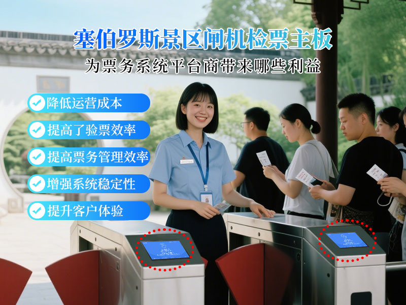 塞伯罗斯景区闸机检票主板为票务系统平台商带来的利益