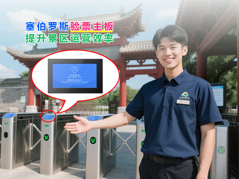 塞伯罗斯验票主板提升景区运营效率
