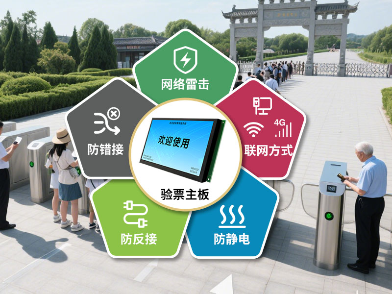 验票主板高稳定强防护 易对接保安全