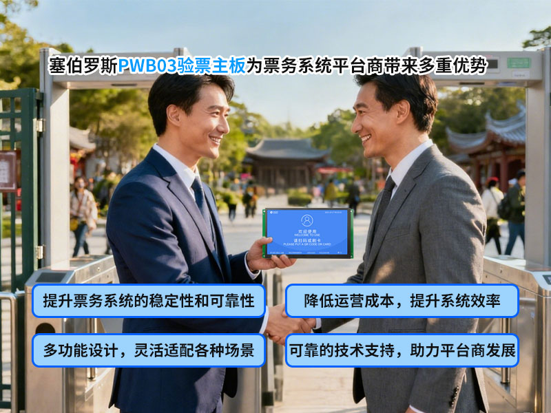 塞伯罗斯PWB03为票务系统平台商带来多重优势