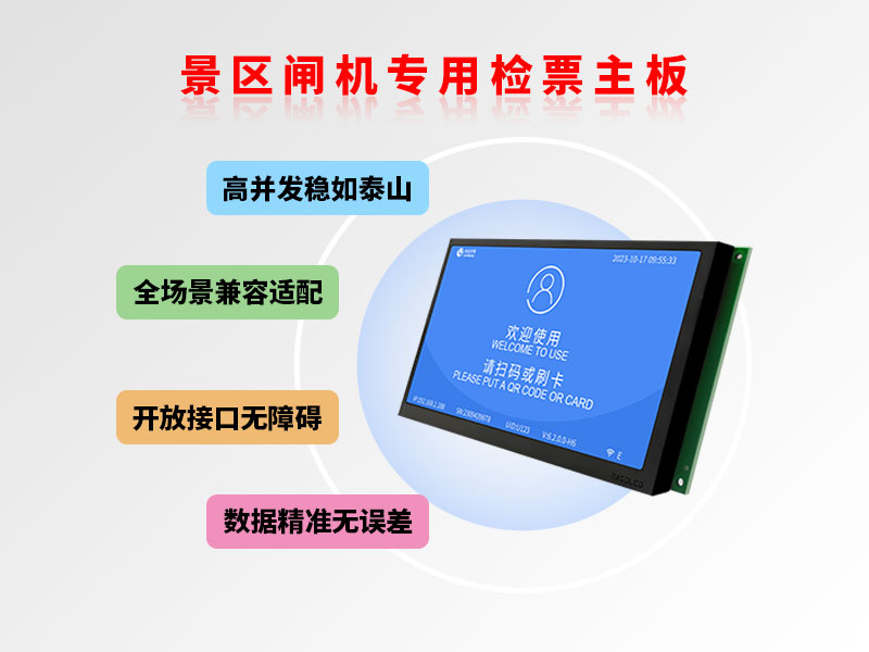 塞伯罗斯景区闸机专用检票主板全场景兼容适配